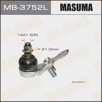 MASUMA MB-3752L - Шаровая опора, несущий / направляющий шарнир autospares.lv