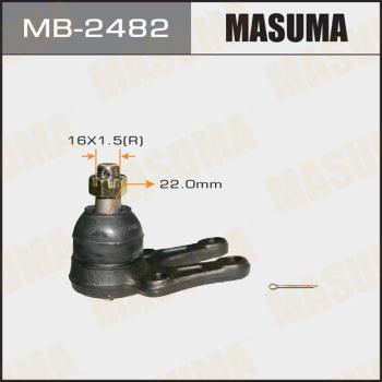 MASUMA MB-2482 - Шаровая опора, несущий / направляющий шарнир autospares.lv