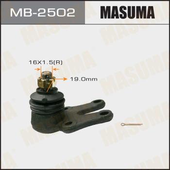 MASUMA MB-2502 - Шаровая опора, несущий / направляющий шарнир autospares.lv