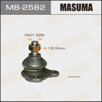 MASUMA MB-2582 - Шаровая опора, несущий / направляющий шарнир autospares.lv