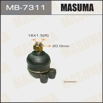 MASUMA MB-7311 - Шаровая опора, несущий / направляющий шарнир autospares.lv