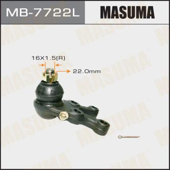 MASUMA MB-7722L - Шаровая опора, несущий / направляющий шарнир autospares.lv