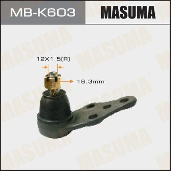 MASUMA MBK603 - Шаровая опора, несущий / направляющий шарнир autospares.lv