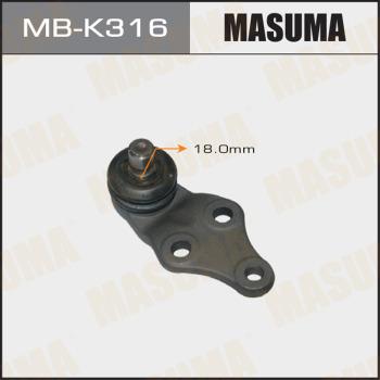 MASUMA MBK316 - Шаровая опора, несущий / направляющий шарнир autospares.lv