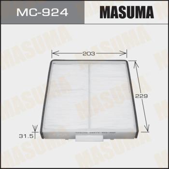 MASUMA MC-924 - Фильтр воздуха в салоне autospares.lv