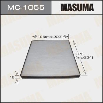 MASUMA MC-1055 - Фильтр воздуха в салоне autospares.lv