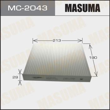 MASUMA MC-2043 - Фильтр воздуха в салоне autospares.lv