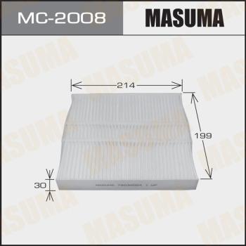 MASUMA MC-2008 - Фильтр воздуха в салоне autospares.lv