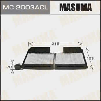 MASUMA MC-2003ACL - Фильтр воздуха в салоне autospares.lv