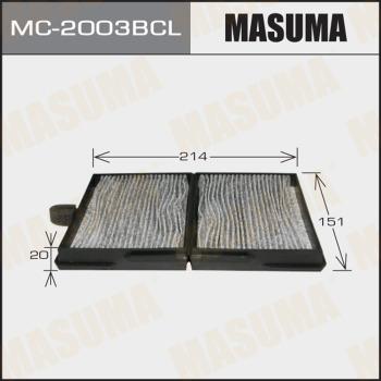 MASUMA MC-2003BCL - Фильтр воздуха в салоне autospares.lv