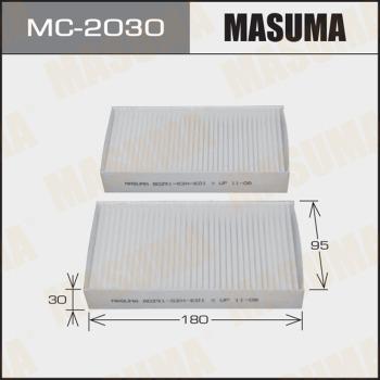 MASUMA MC-2030 - Фильтр воздуха в салоне autospares.lv