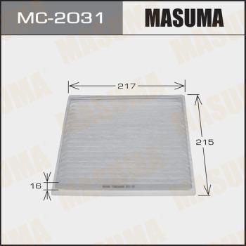 MASUMA MC-2031 - Фильтр воздуха в салоне autospares.lv