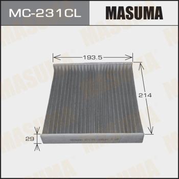 MASUMA MC-231CL - Фильтр воздуха в салоне autospares.lv