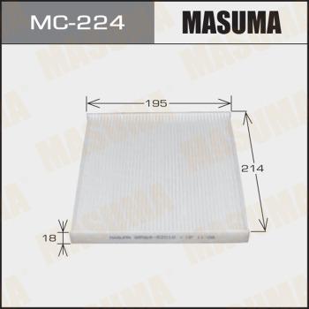 MASUMA MC-224 - Фильтр воздуха в салоне autospares.lv