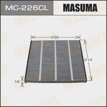 MASUMA MC-226CL - Фильтр воздуха в салоне autospares.lv