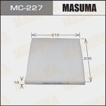 MASUMA MC-227 - Фильтр воздуха в салоне autospares.lv