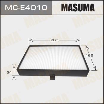 MASUMA MC-E4010 - Фильтр воздуха в салоне autospares.lv