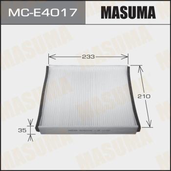 MASUMA MC-E4017 - Фильтр воздуха в салоне autospares.lv