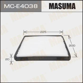 MASUMA MC-E4038 - Фильтр воздуха в салоне autospares.lv