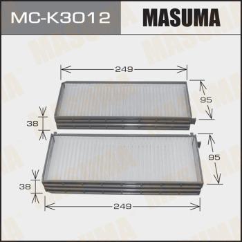 MASUMA MC-K3012 - Фильтр воздуха в салоне autospares.lv