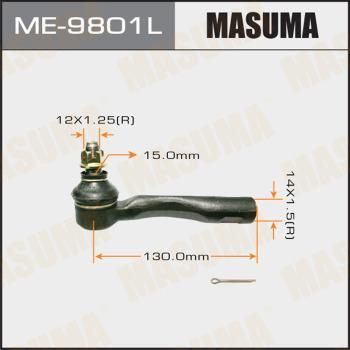 MASUMA ME-9801L - Наконечник рулевой тяги, шарнир autospares.lv