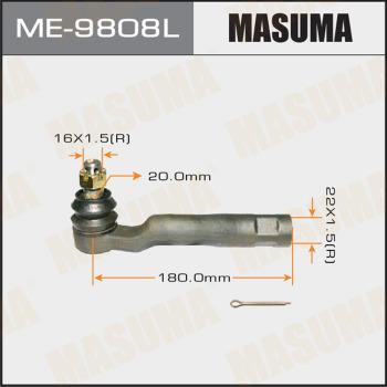 MASUMA ME-9808L - Наконечник рулевой тяги, шарнир autospares.lv