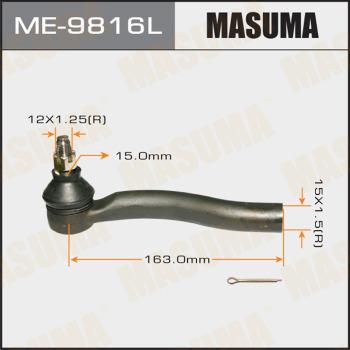 MASUMA ME-9816L - Наконечник рулевой тяги, шарнир autospares.lv