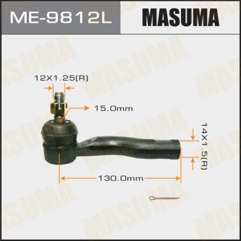 MASUMA ME-9812L - Наконечник рулевой тяги, шарнир autospares.lv