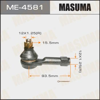 MASUMA ME-4581 - Наконечник рулевой тяги, шарнир autospares.lv