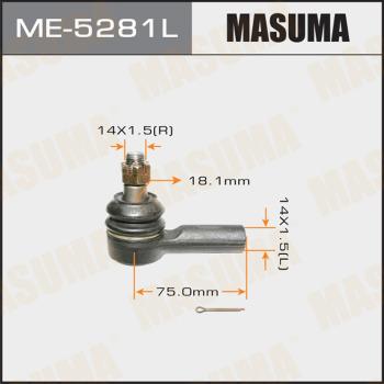 MASUMA ME-5281L - Наконечник рулевой тяги, шарнир autospares.lv