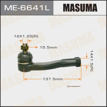 MASUMA ME-6641L - Наконечник рулевой тяги, шарнир autospares.lv