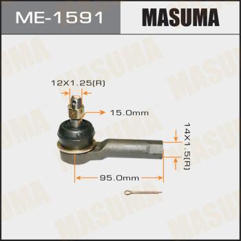 MASUMA ME-1591 - Наконечник рулевой тяги, шарнир autospares.lv