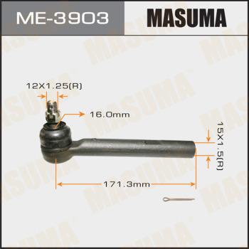 MASUMA ME-3903 - Наконечник рулевой тяги, шарнир autospares.lv