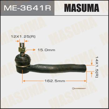 MASUMA ME-3641R - Наконечник рулевой тяги, шарнир autospares.lv