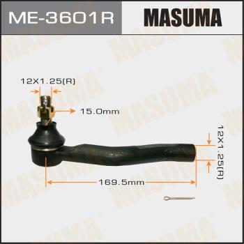 MASUMA ME-3601R - Наконечник рулевой тяги, шарнир autospares.lv