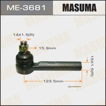 MASUMA ME-3681 - Наконечник рулевой тяги, шарнир autospares.lv