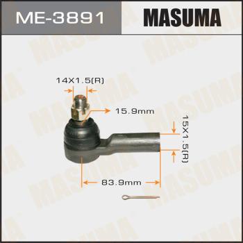 MASUMA ME-3891 - Наконечник рулевой тяги, шарнир autospares.lv