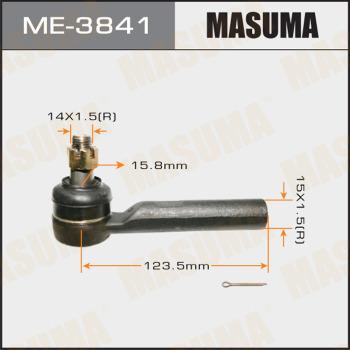 MASUMA ME-3841 - Наконечник рулевой тяги, шарнир autospares.lv