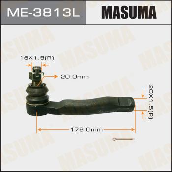 MASUMA ME-3813L - Наконечник рулевой тяги, шарнир autospares.lv