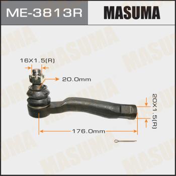 MASUMA ME-3813R - Наконечник рулевой тяги, шарнир autospares.lv