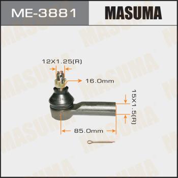 MASUMA ME-3881 - Наконечник рулевой тяги, шарнир autospares.lv