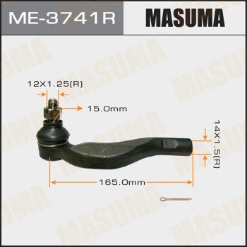 MASUMA ME-3741R - Наконечник рулевой тяги, шарнир autospares.lv