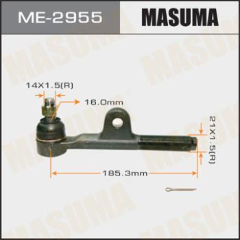 MASUMA ME-2955 - Наконечник рулевой тяги, шарнир autospares.lv