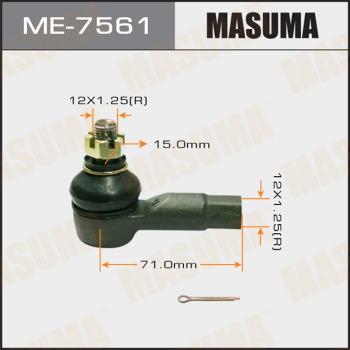 MASUMA ME-7561 - Наконечник рулевой тяги, шарнир autospares.lv