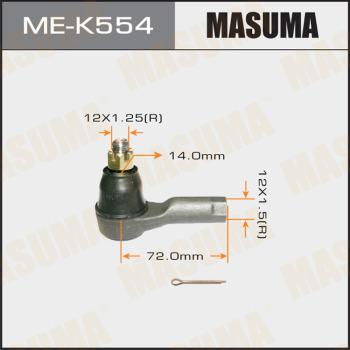 MASUMA ME-K554 - Наконечник рулевой тяги, шарнир autospares.lv