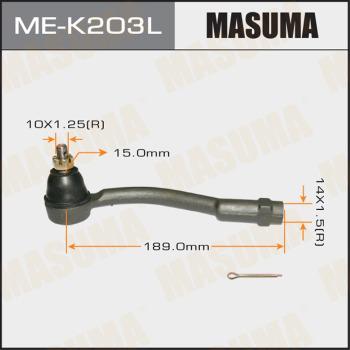 MASUMA ME-K203L - Наконечник рулевой тяги, шарнир autospares.lv