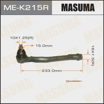 MASUMA ME-K215R - Наконечник рулевой тяги, шарнир autospares.lv