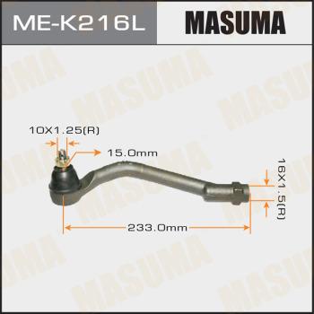 MASUMA ME-K216L - Наконечник рулевой тяги, шарнир autospares.lv