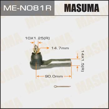 MASUMA ME-N081R - Наконечник рулевой тяги, шарнир autospares.lv