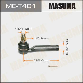 MASUMA ME-T401 - Наконечник рулевой тяги, шарнир autospares.lv